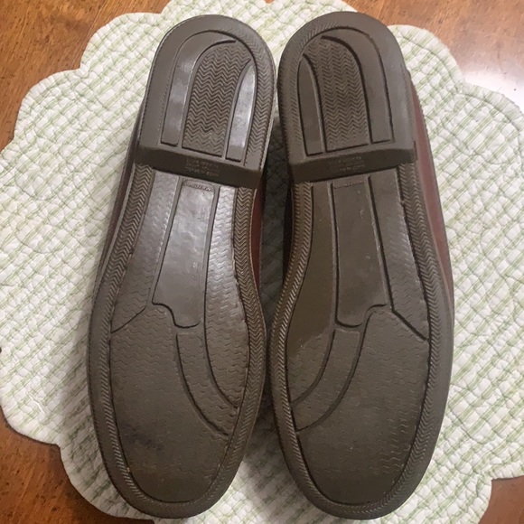 Oxblood Leather Upper Loafer with Tassel Rubber Sole Slip On 9M - Picture 10 of 10